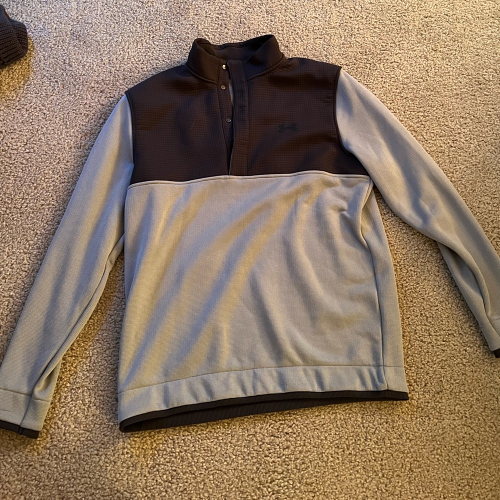Mens Under Armour Quarter Snap Pullover